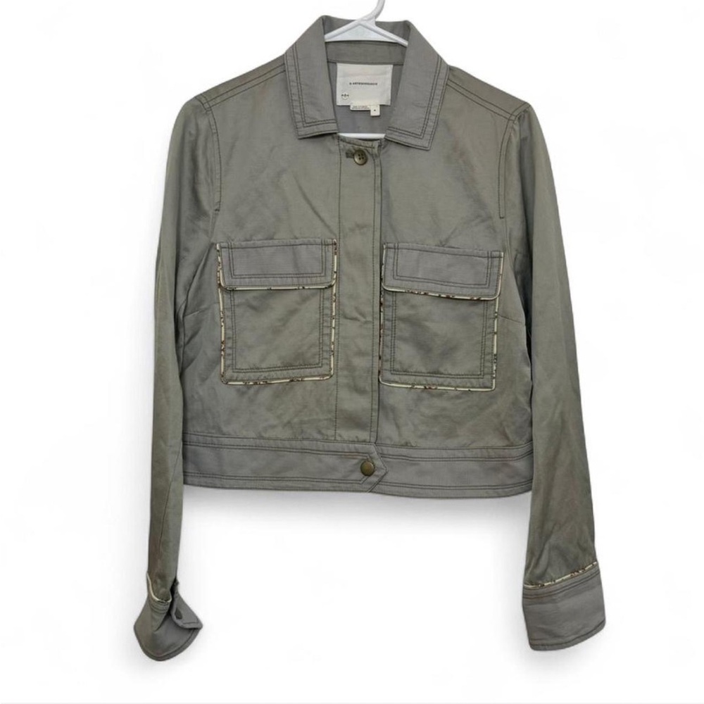 Anthropologie—Sage Green Lightweight Jacket